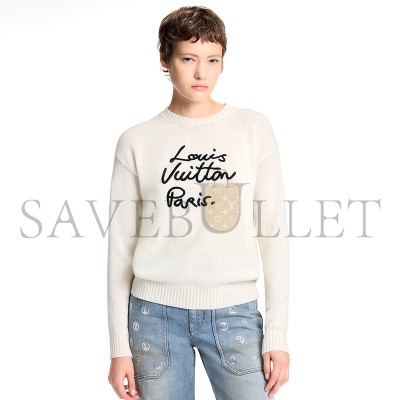 LOUIS VUITTON CURSIVE SIGNATURE PULLOVER 1AIQEP